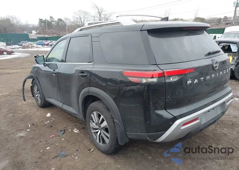 2025 Nissan Pathfinder Sl 4Wd z USA, uszkodzony, nr VIN 5N1DR3CC9SC293571